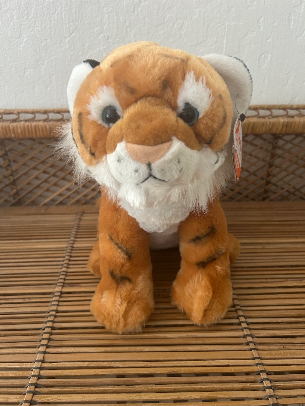 Wild Republic Plush Tiger Stuffed Animal - Orange and White Toy